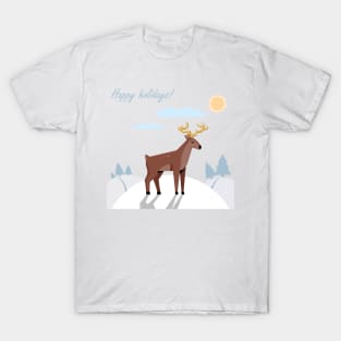 Christmas deer T-Shirt